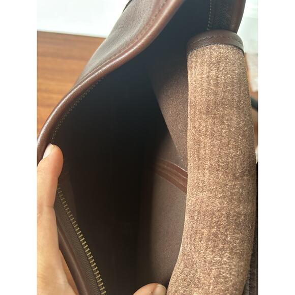 Vintage Y2K 90s Coach Shoulder Bag 9025 Ergo Zip Mahogany Brown No HangTag 1998 - Picture 12 of 16